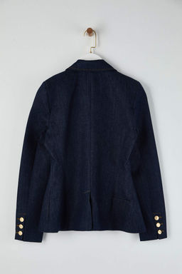 Limited Edition Koyu Mavi Cep Detayl? Blazer Denim Ceket TWOAW26CE00036 - Trendyolmilla фото 7