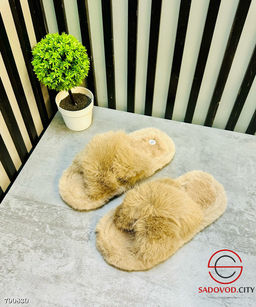 Женские тапочки для дома с мехом