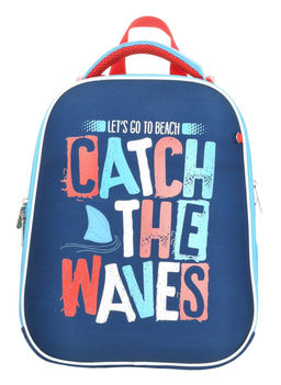 Рюкзак Schoolformat Catch the waves, модель ERGONOMIC 2, жесткий каркас, двухсекционный, 3...