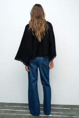 WIDE SLEEVE KNIT JACKET - Zara фото 4