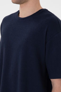 Erkek Comfort Fit Bisiklet Yaka Lacivert Jakarl_ _nterlok Ti__rt Sepette S_rpriz _ndirim - U.s. polo assn фото 7