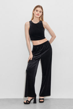 Кроп-топ из бархата - Mollis фото 2