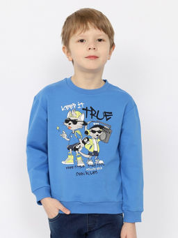 CRB wear/CSKB 63741-42-391 Джемпер для мальчика,синий/Ex.Cherubino