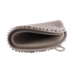 51847 GIPFEL Губка силиконовая CLEAN SERIES для мытья посуды, 11,5 см. Цвет: бежевый  фото 2