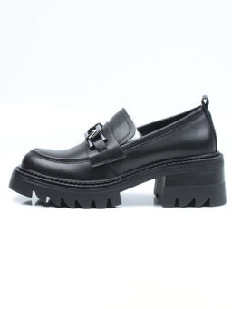 03-C1817-1 BLACK Лоферы женские (натуральная кожа)