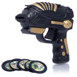 Пистолет Стрелок, стреляет дисками, цвета МИКС - Simaland фото 14