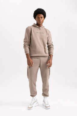 DeFactoFit Толстовка стандартного кроя с капюшоном и принтом фото 4