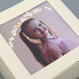 Цена за 5 шт. Коробка подарочная складная с пластиковым окном, упаковка, «Топленое молоко», 14×14×8 см