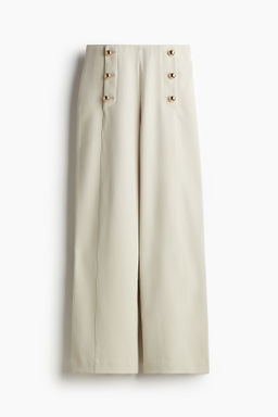 Pantalon de sarga con botonadura frontal - H&m фото 6