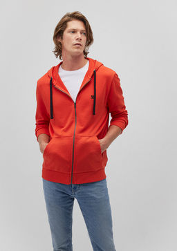 Mavi Logolu Fermuarl? K?rm?z? Sweatshirt  фото 2