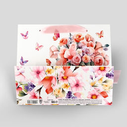 Цена за 2 шт. Пакет ламинированный с лентой Расцветай, ML 27?11.5?23 см