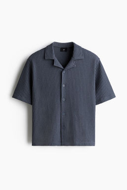 Camisa resort gofrada Loose Fit