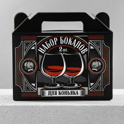 Бокалы для коньяка с надписью Принцип мужчины, 265 мл по 2 шт. - Дорого внимание фото 6