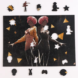 Пазл фигурный Близнецы - Puzzle фото 6