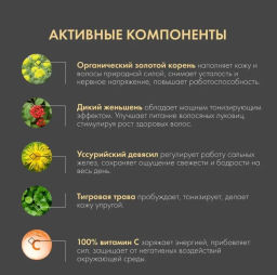 "NS" МУЖСКОЙ Шампунь энергетич.д/волос и тела 2в1 "Ярость тигра" 250мл