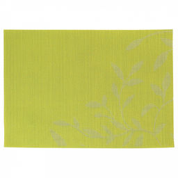 Салфетка под горячее (термосалфетка) Веточки уголок 30х45см ПВХ, оливковый (Китай)