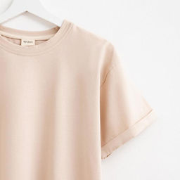 Футболка женская MINAKU REGULAR FIT: бежевая, р-р 42