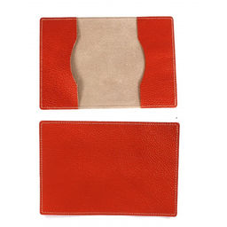 Обложка для паспорта Croco-П-1100 натуральная кожа оранжевый флотер (36) 264578