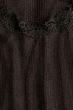 Top en mezcla de viscosa con detalle de encaje - H&m фото 7