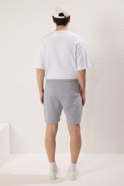 TRENDYOL MAN Siyah-Gri 2li Paket Regular/Normal Kesim Etiket Aplikeli Sort & Bermuda TMNSS25SR00042 - Trendyolmilla фото 9