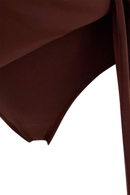 Siyah Yuksek Bel Y?rtmac Detayl? Etek Bikini Alt? TBESS26BA00002 - Trendyolmilla фото 6