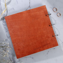 Книга пожеланий в деревянной обложке Узоры - Долго и счастливо фото 5