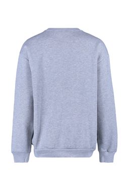 TRENDYOL MAN Lacivert Oversize/Genis Kesim Slogan Bask?l? Ici Polarl?/S?cak Tutan Sweatshirt TMNAW23SW00478 - Trendyolmilla фото 8