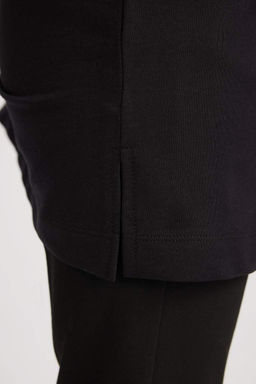 Туника-футболка с длинными рукавами стандартного кроя - Defacto фото 6