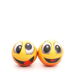 Цена за 2 шт. Мячик зефирный Очки, 6,3 см, жёлтый, - Пижон фото 6