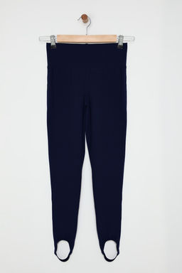 TRENDYOLMILLA Siyah F?rcal? Soft Kumas Fuzo Tam Boy Yoga Orme Spor Tayt THMAW25TY00009  фото 7