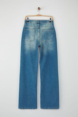 Teen Mavi Normal Bel Genis Paca Wide Leg Jeans TWOAW26JE00087