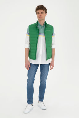 U. S. Polo Assn / Мужской зеленый жилет - U.s. polo assn фото 11