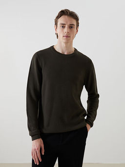 Bisiklet Yaka Erkek Triko Kazak