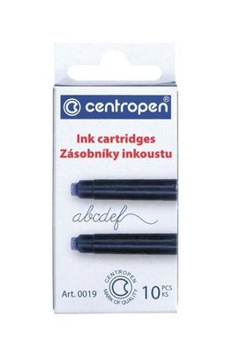 Чернила CENTROPEN синий баллончик 10 шт