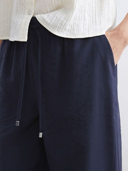 Beli Lastikli Modal Kar???ml? Kad?n Pantolon