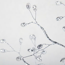 Цветок декоративный стеклярус 50 см на подставке / SA20227/2 /уп 50/200/* - Галеонтрейд фото 3