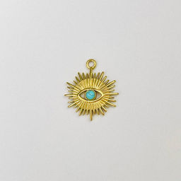 Подвеска с камнем Говлит (1 шт) - Радуга самоцветов фото 2