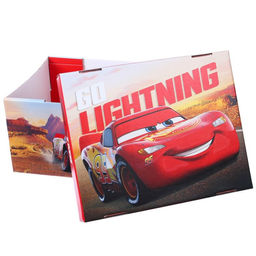 Коробка подарочная складная с крышкой, 31х25,5х16, Тачки