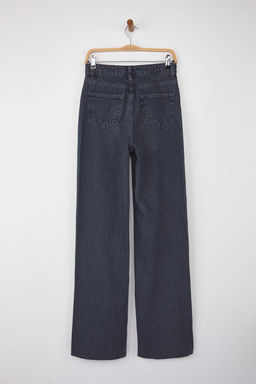 Mavi-Gri Yuksek Bel Genis Paca Wide Leg Jeans TWOAW26JE00113