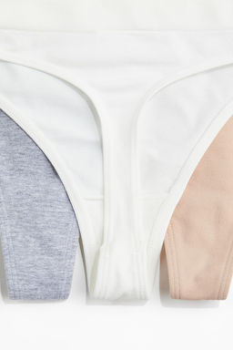 Pack 5 bragas Thong Seamless - H&m фото 3