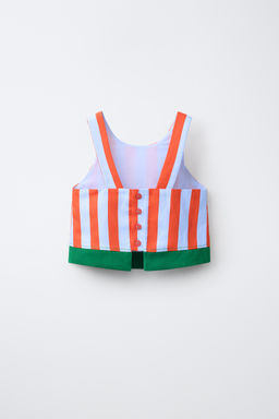 TOP RAYAS COMBINADO / Rojo
