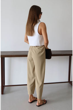 Ac?k Haki Salvar/Harem Bagc?kl? Pantolon TWOSS25PL00126