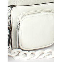 Сумка женская натуральная кожа GU 2033-2573, 1отд, плечевой ремень, белый SALE 245038 - Adelia фото 9