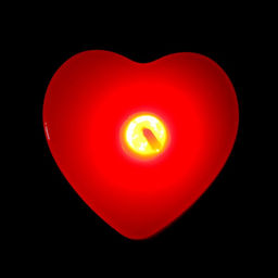 Цена за 24 шт. Свеча светодиодная Сердечко - Simaland фото 5