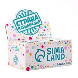 Цена за 24 шт. Хлопушка пружинная поворотная С Новым годом, узоры, 11см - Страна карнавалия фото 5