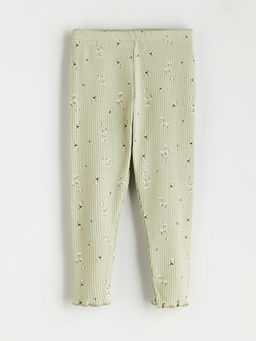 K?z Bebek ?i?ek Bask?l? Ka?korse Tayt