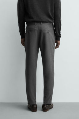 PANTAL?N CHINO ESTRUCTURA CONFORT / Gris / Natural - Zara фото 12