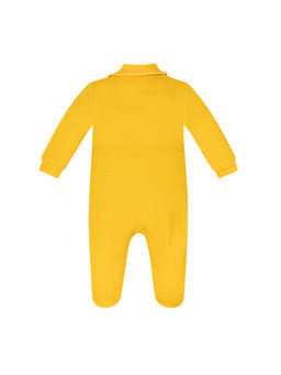 Комбинезон ясельный желтый сова