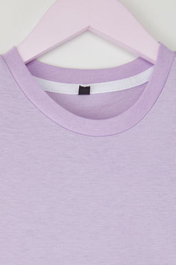 Cok Renkli K?z Cocuk %100 Pamuk Basic K?sa Kol Orme T-shirt TKDSS25TS00044 - Trendyolmilla фото 2