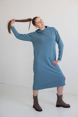 Платье футер 2х нитка ПЕНЬЕ - Knitka wear фото 12